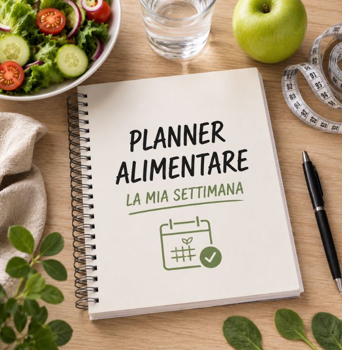 PLANNER ALIMENTARE – LA MIA SETTIMANA